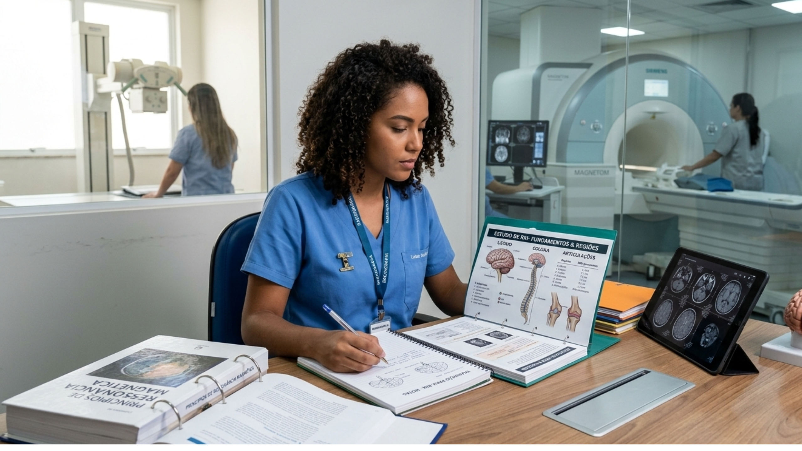 Profissional migrando da radiografia para RM